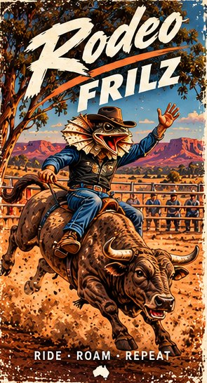 Rodeo Frilz print